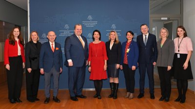 Viceministras T. Valys su Pasaulio lietuvių bendruomenės valdyba aptarė veiklos prioritetus ir...