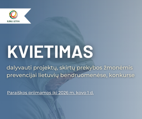 Kvietimas dalyvauti Vidaus reikalų ministerijos paskelbtame projektų konkurse, skirtame prekybos...