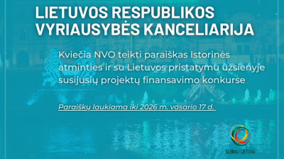 Lietuvos Respublikos Vyriausybės kanceliarija paskelbė Istorinės atminties ir su Lietuvos...