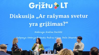 Viceministras T. Valys Vilniaus knygų mugėje: lietuvių kūryba svetur plečia Lietuvos kultūrinę erdvę
