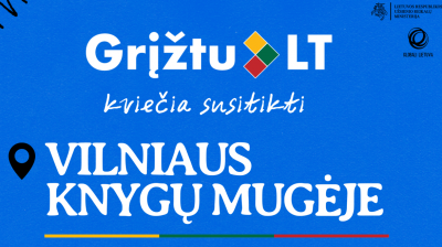 „Grįžtu LT“ – Vilniaus knygų mugėje