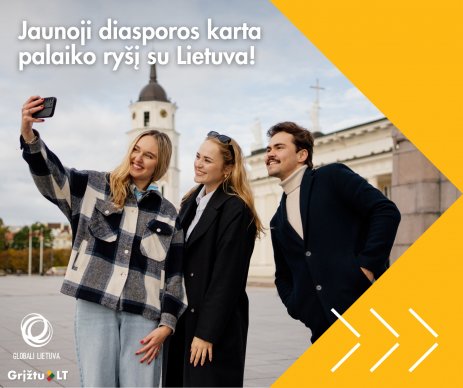 Jaunoji diasporos karta palaiko ryšį su Lietuva