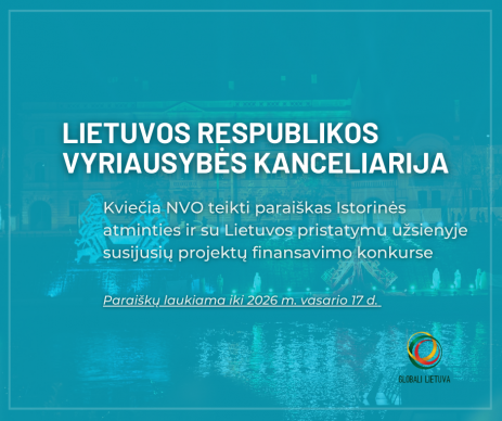 Lietuvos Respublikos Vyriausybės kanceliarija paskelbė Istorinės atminties ir su Lietuvos...