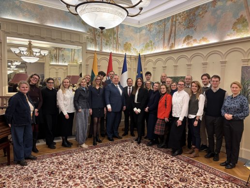 Užsienio reikalų viceministras Taurimas Valys susitiko su Prancūzijos lietuvių bendruomene