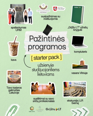 Pažintinė programa studijuojantiems užsienyje