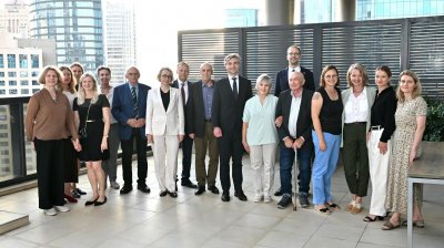 Ministras K. Budrys susitiko su Izraelio lietuvių ir Lietuvos žydų bendruomenių atstovais