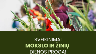 Užsienio reikalų ministro K. Budrio sveikinimas Mokslo ir žinių dienos proga