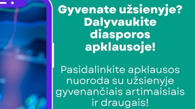 Dalyvaukite Lietuvos diasporos nuomonės apklausoje!