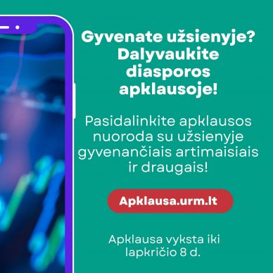 Dalyvaukite Lietuvos diasporos nuomonės apklausoje!