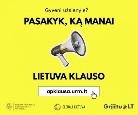 Nuo Islandijos iki Australijos: užsienyje gyvenančiųjų nuomonė svarbi Lietuvai
